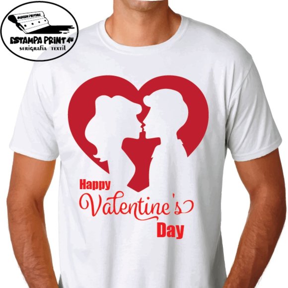 HAPPY VALENTINE'S DAY T-SHIRT UNISEX - Picture 1 of 1